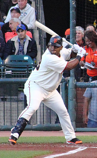 The Giants' Pablo Sandoval hit three home runs in Game 1.