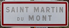 Panneau Entrée Saint Martin Mont Rue Mairie - Saint-Martin-du-Mont (FR01) - 2018-02-23 - 1.jpg