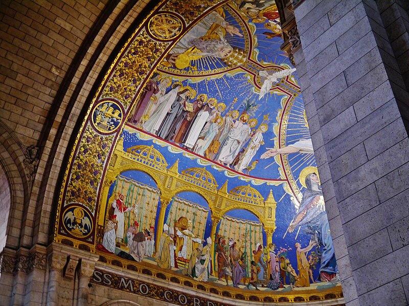 File:Paris Basilique Sacré-Coeur Innen Chorgemälde 5.jpg