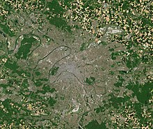 Satellite image of Paris by Sentinel-2 Paris by Sentinel-2.jpg