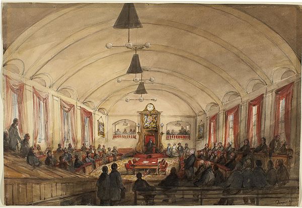 James Duncan, The House of Assembly, in the Parliament of Montreal, around 1848.