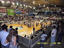 Un partido de la Liga Nacional en el Estadio José Jorge Contte el 20 de noviembre de 2011.