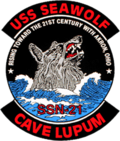 Miniatuur voor Bestand:Patch of the USS Seawolf (SSN-21).png