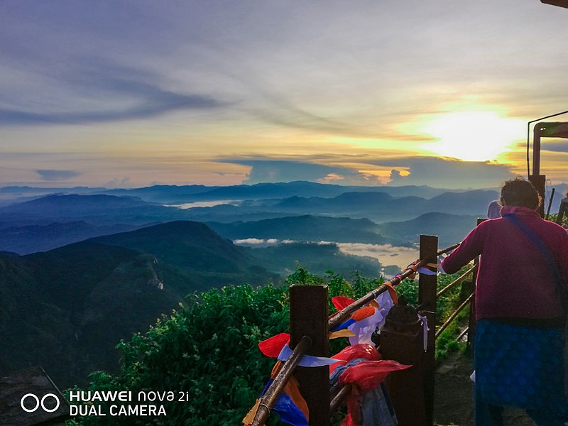 File:Peak Wilderness Sanctuary view from Sri Pada -Adam's Peak.jpg