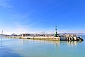 Muelle norte del puerto de Pescara