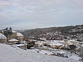 Peyrilles sous la neige.