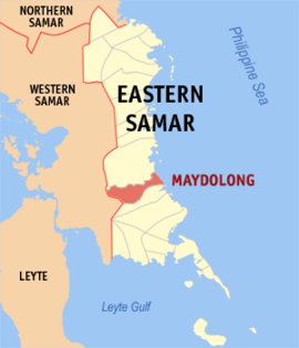 Maydolong na Samar Oriental Coordenadas : 11°30'N, 125°30'E