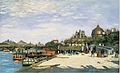 『ポンデザール（芸術橋）』1867-68年。油彩、キャンバス、60.9 × 100.3 cm。ノートン・サイモン美術館[52]。