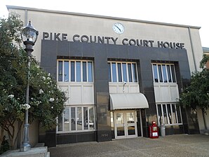 Palais de justice du comté de Pike à Troy