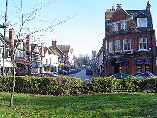 Pinner Area of north west London