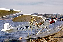 Float-equipped PA-11S at Seattle Renton in 1973 Piper PA-11S N4580M Floats Renton 03.11.73 edited-3.jpg