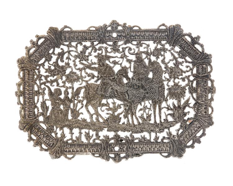 File:Plåtskiva med ryttare,1800-tal - Hallwylska museet - 110575.tif