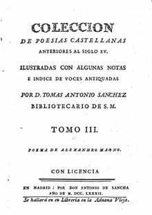 Poema de Alexandro Magno - Antonio de Sancha - 1782.djvu