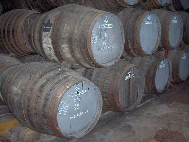 Aging in wooden barrels