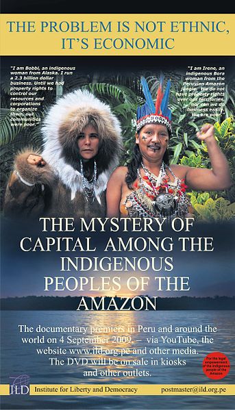 File:Poster for Documentary The Mystery of Capital among the Indigenous Peoples of the Amazon.jpg