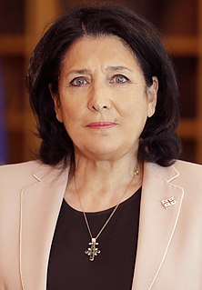 Salome Zourabichvili President of Georgia since 2018