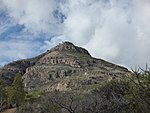 "El Picacho" del Cerro del Muerto. Destino de recorridos familiares y escaladores.