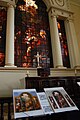 Before the East window of St Paul's Church, Birmingham