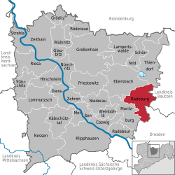 Radeburg na mapě
