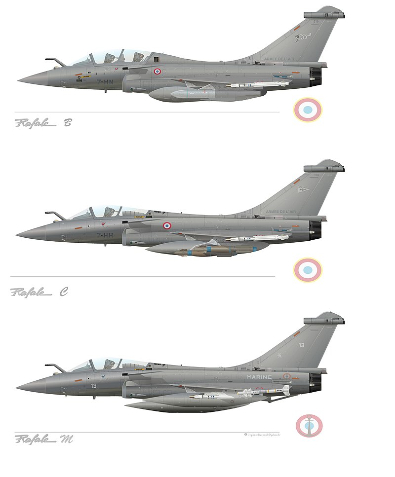 المقاتله الفرنسيه الرائعه Dassault Rafale ......مقاتله الصحراء 800px-Rafalefamily