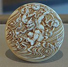 Raijin, bóg piorunów (netsuke)