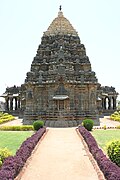 Rear view showing lateral entrances of the Mahadeva Temple at Itagi in the Koppal district.JPG