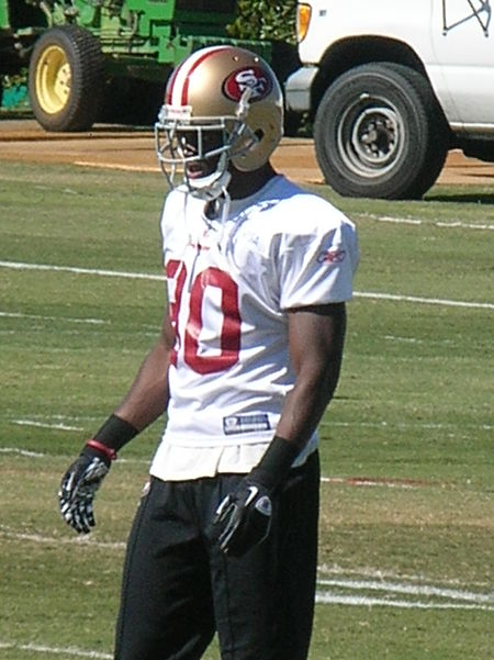 Reggie Smith at 49ers training camp 2010-08-11 1.JPG