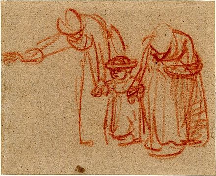 One of van de Cappelle's 500 Rembrandt drawings