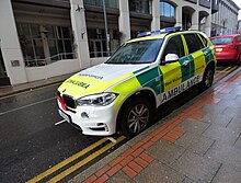 A rapid response vehicle in Birmingham Remembrance Sunday in Birmingham - West Midlands Ambulance Service - Hill Street - 38309331106.jpg