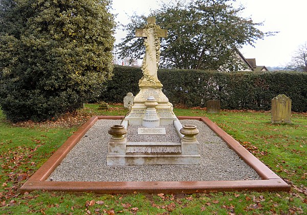 Shuttleworth is buried in the Shuttleworth Family vault at the church of St Leonard in Old Warden