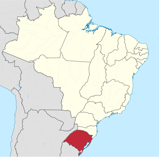 Localização de Rio Grande do Sul