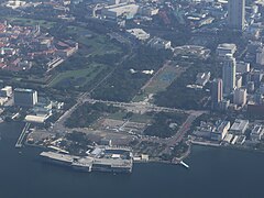 Rizal Park from air