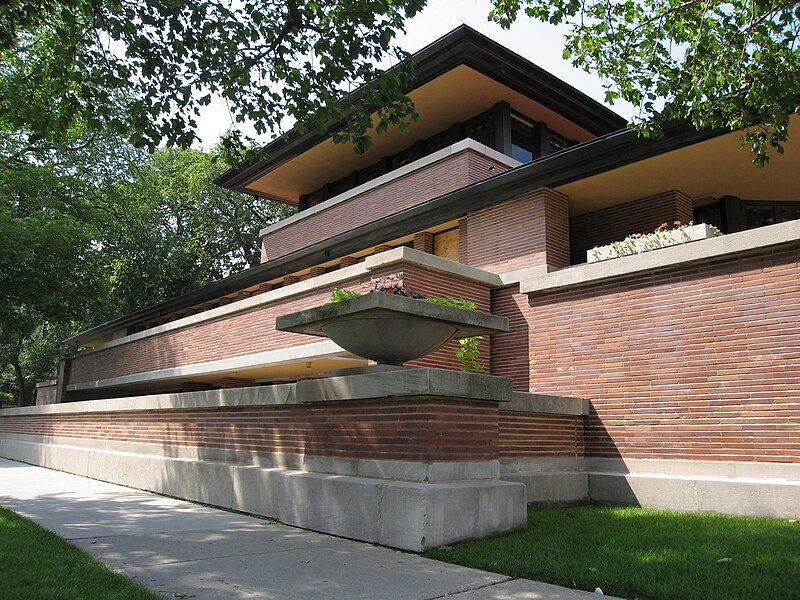 File:Robie House designed by Frank Lloyd Wright 1909.jpg