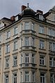 Rosenheimer Straße 16; Mietshaus, deutsche Renaissance, reich gegliedert, mit Eckerker, 1888–89 von Lindauer und Marckert; Gruppe mit den gleichartigen Häusern Nr. 12 und 14. This is a picture of the Bavarian Baudenkmal (cultural heritage monument) with the ID D-1-62-000-5925 (Wikidata)