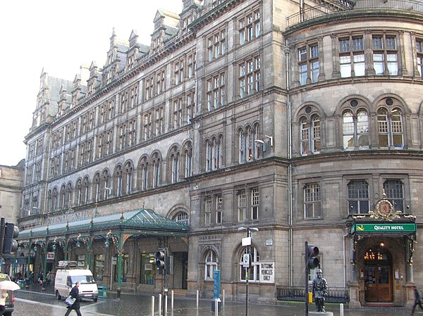 The Central Hotel at Glasgow Central station