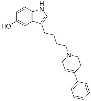 <span class="mw-page-title-main">Roxindole</span> Dopaminergic & serotonergic drug developed for schizophrenia treatment