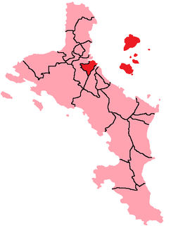 Mont Fleuri District in Seychelles