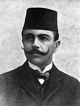 Safvet-beg Basagic was installed as the first parliamentary president of the Muslim National Organization. Safvet beg Basagic.jpg