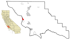 San Luis Obispo County California Incorporated and Unincorporated areas Morro Bay Highlighted.svg