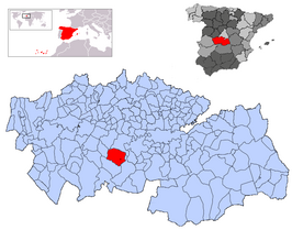 Kaart van San Martín de Montalbán