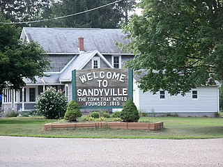 <span class="mw-page-title-main">Sandyville, Ohio</span> CDP in Ohio, United States