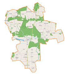 Plan gminy Sawin