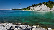 Scarborough bluffs Lake Ontario