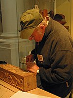 The wood sculptor.