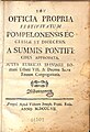 Publicación editada en monopolio por el Hospital General de Pamplona (1807). Muestra el sello de su administrador, "Iribarren", para confirmar que se trata de una edición legal