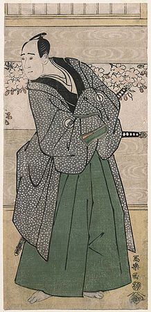 Sawamura Sōjūrō III as Satsuma Gengobei