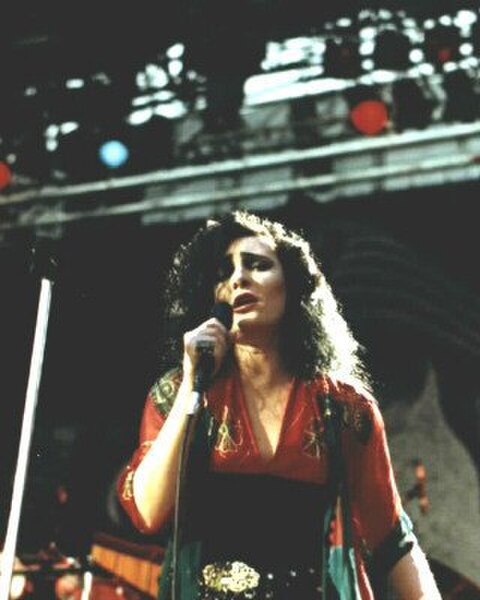 Siouxsie at the first Lollapalooza in Irvine, California, 1991