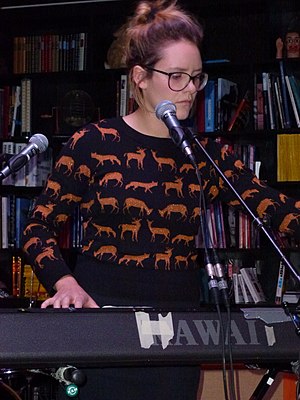 Sóley performing in Reykjavík