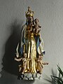 Holzstatue „Madonna mit dem Kind“