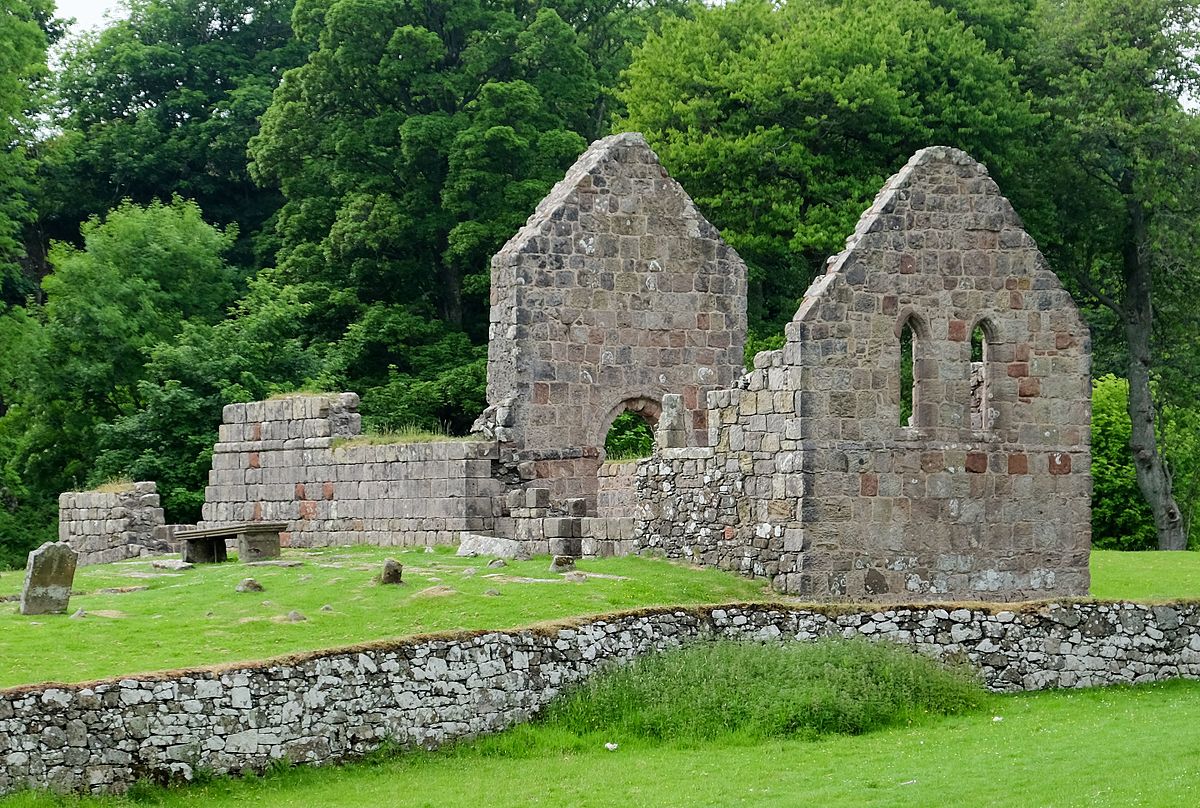 Saint blanc. Достопримечательности гароабага. St Blane's Chapel, near Kingarth, Scotland. Bļaduns.